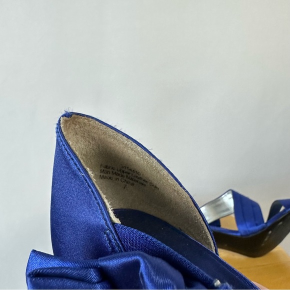 Blue Bow Bedazzled Heels - Picture 6 of 6